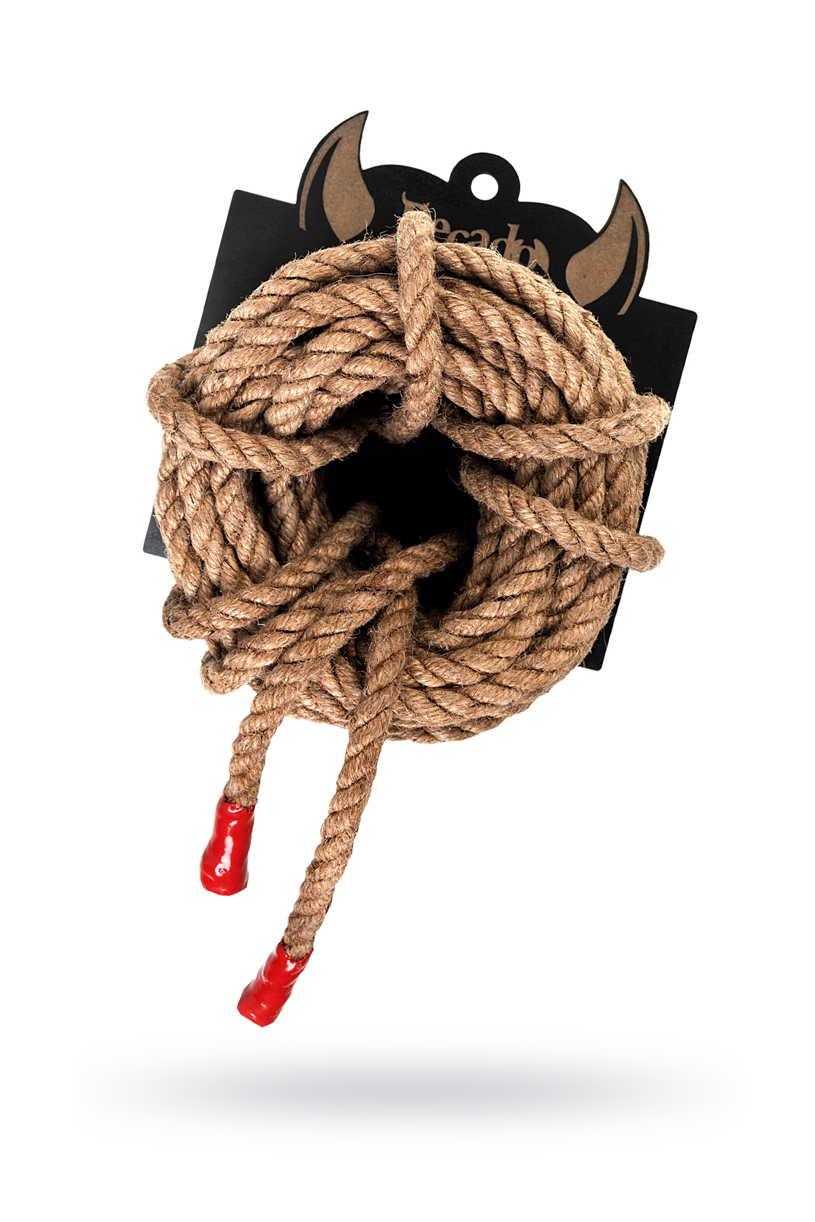 Веревка игровая джутовая ""SHIBARI"" Pecado BDSM ,8мм, длина 10м.