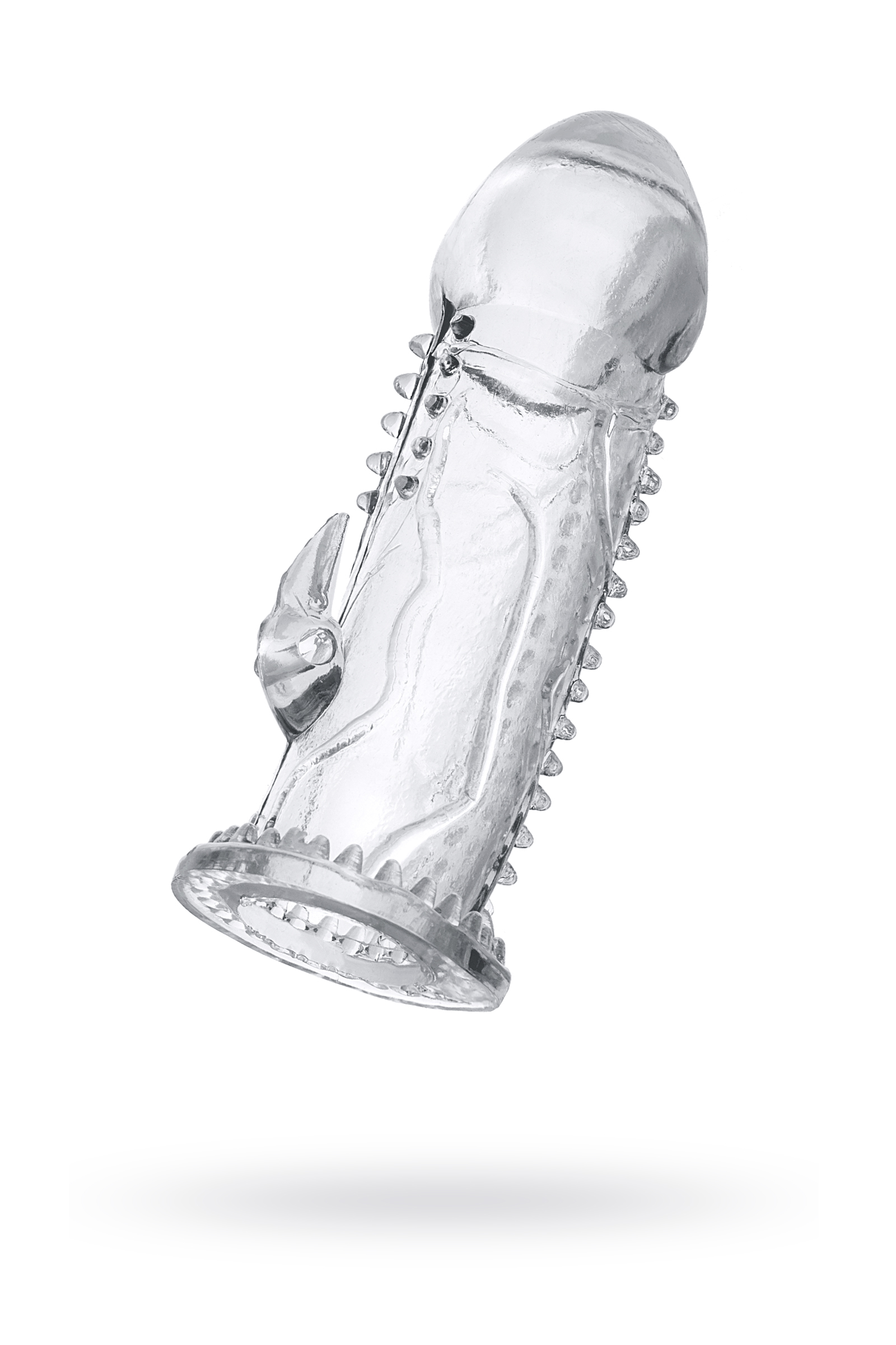 Насадка на пенис A-Toys by TOYFA, TPE, прозрачная, 13,5 см