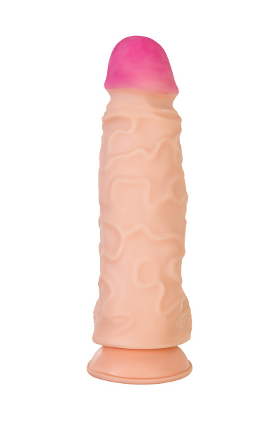 Фаллоимитатор TOYFA RealStick Brutal Kratos на присоске, neoskin, телесный, 30 см