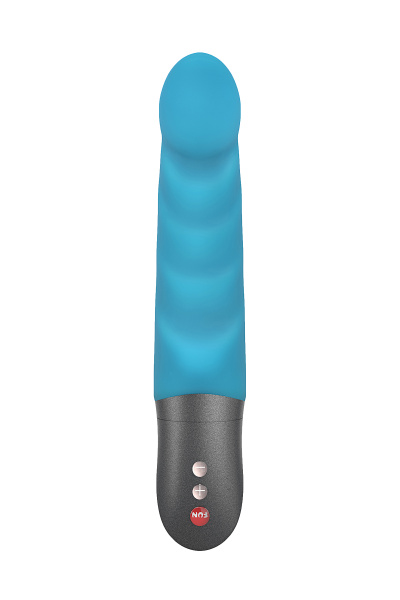 Вибратор Fun  Factory  ABBY G BATTERY, бирюзовый, силикон 19 см