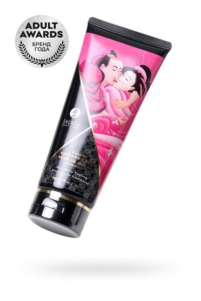 Массажный крем Shunga /малина/  200 мл