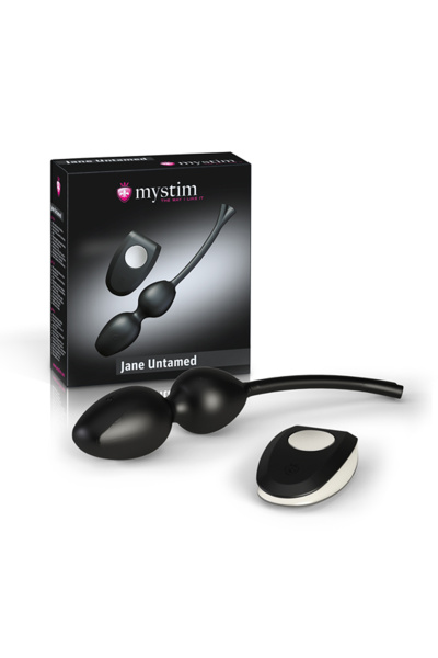 Вагинальные шарики Mystim Jane Untamed Geisha Balls vibe, электростимуляция, 