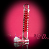 Фаллоимитатор Sexus Glass,стекло, прозрачный, 16см