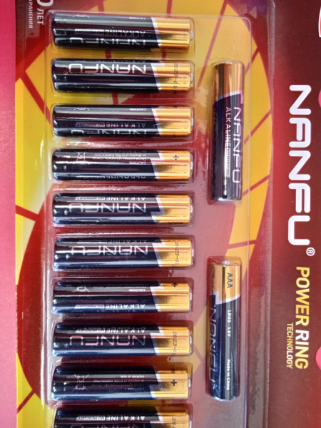 Батарейка мизинчиковая NAFNU LR 03 ААА 1 шт