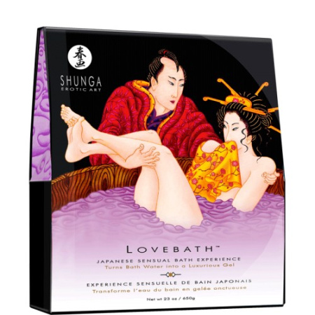Гель для ванной Shunga  ''Чувственный лотос'' фиолетовый  650гр