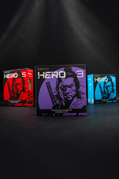 Многофункциональный тренажер для мужчин Erotist Hero 3, ТРЕ, черный, 5,3 см